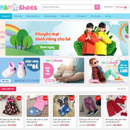 thiết kế website shop1