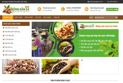 shop11 mẫu thiết kế website